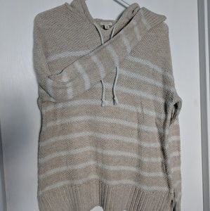 Sonoma striped hooded sweater
